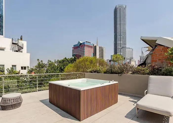 Lujo En Zona Rosa Amenidades Gym Y Jacuzzi En Terraza Apartamento México DF